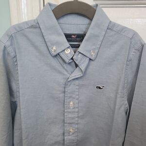 Vineyard Vines Kids Light Blue Button-Down Shirt
